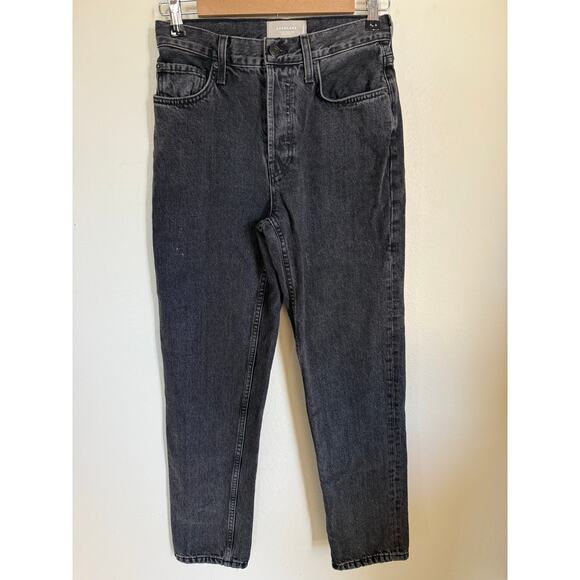 Everlane 90s Cheeky Straight‎ Jeans Organic Cotton Black Women’s Size 26 - Picture 5 of 9